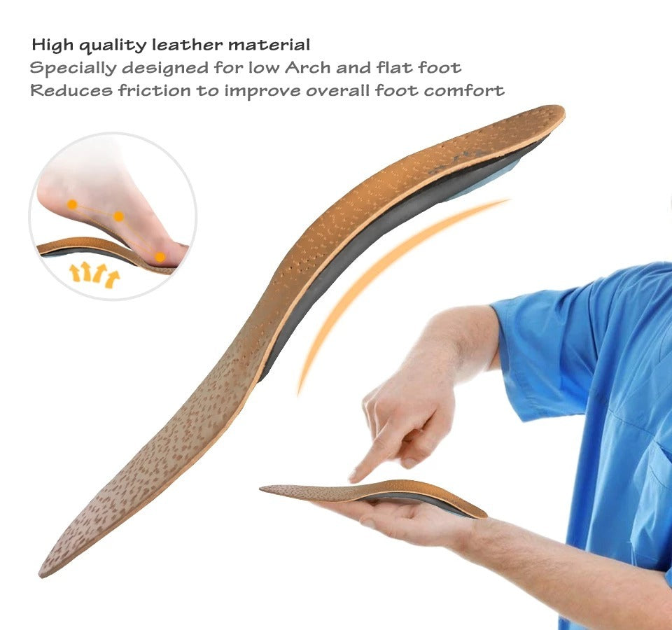 Leather SoleGuard Orthopedic Insole